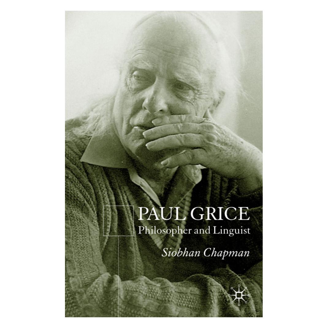 Springer Paul Grice (Englisch, Softcover, S. Chapman) (55615341)