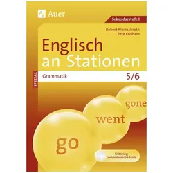 Englisch an Stationen SPEZIAL Grammatik 5-6, Schulbücher von Robert Kleinschroth, Pete Oldham