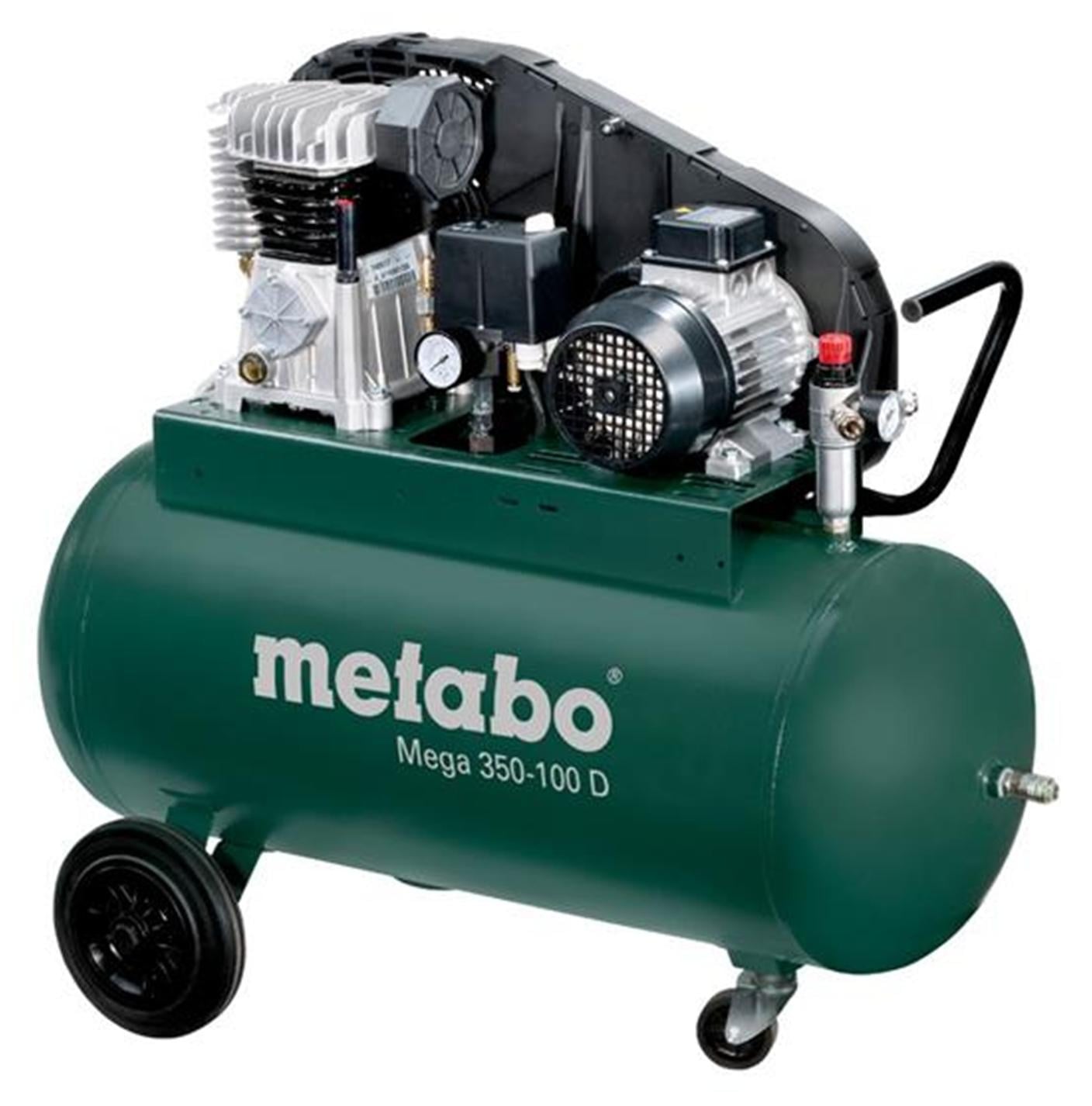 Metabo Mega 350-100 D compressor met 2,2 kW