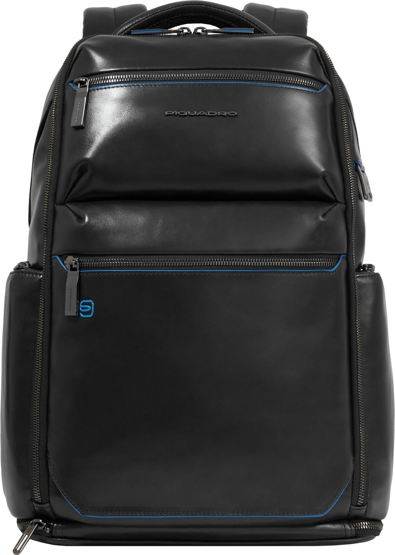 Piquadro Blue Square Business-Rucksack RFID Schutz Leder 42 cm Laptopfach