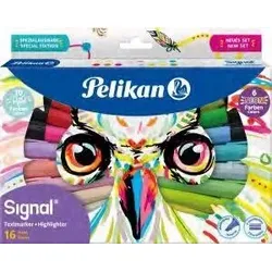 Pelikan 825078 Marker 16 Stück(e) Meißel Mehrfarbig