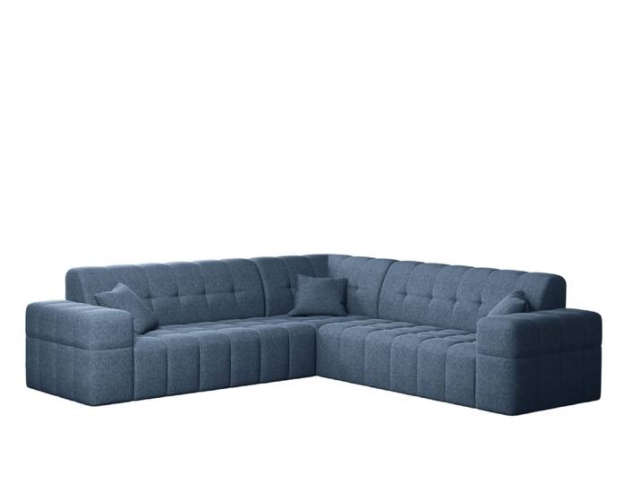 Kaiser Möbel Ecksofa Corner 246x246 cm Eckcouch NIMES stoff Verita Marineblau