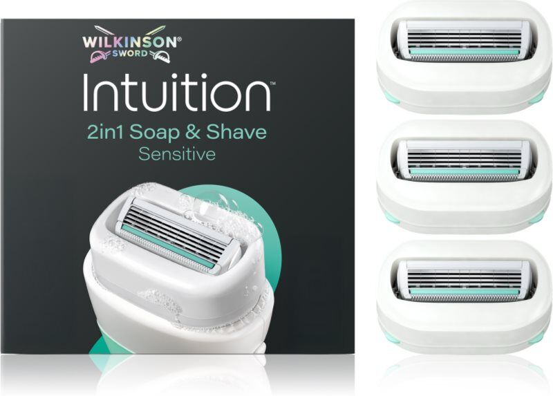 Wilkinson Sword Intuition 2in1 Soap & Shave Sensitive Ersatzklingen 3 St.