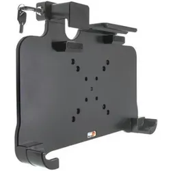 Brodit Halterung, mit Verschluss, F110 Halterung, mit Verschluss, Schloss mit zwei Schlüsseln, passend für:, Tablet Halterung, Schwarz