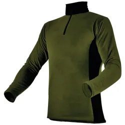 Langarmshirt "HUSKY" - XL - waldgrün