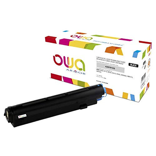 OWA Toner K18143OW vervangt OKI 45807106, Zwart