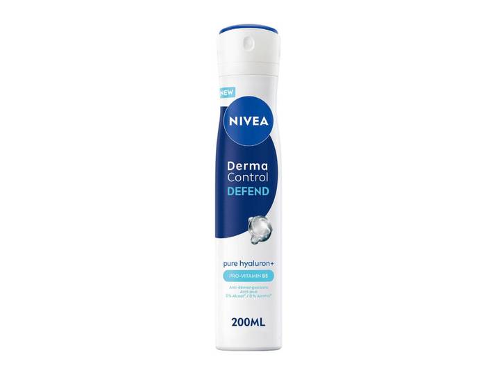 NIVEA Déodorant Femme Aisselles Derma Control Défend Protection 72h Spray 200 ml