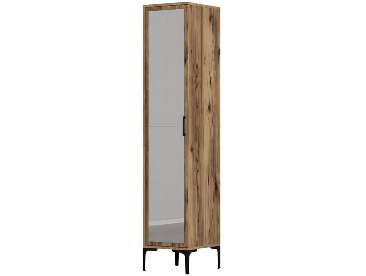 Kleiderschrank Walnuss 189cm - Material: Melamin - 237
