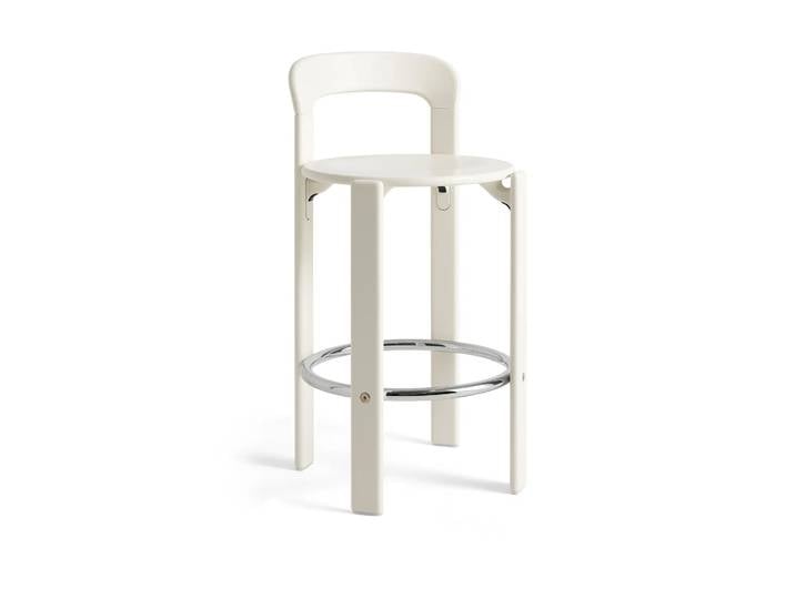 HAY Rey Low Barhocker lackiert 65 cm Cream white