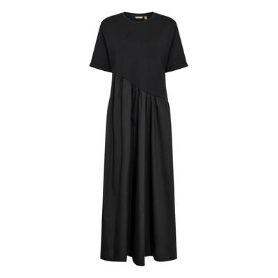 Midikleid CULTURE "Kleid CUaca", Damen, Gr. L, N-Gr, schwarz, Obermaterial: 100% Baumwolle CO., Kleider Midikleid