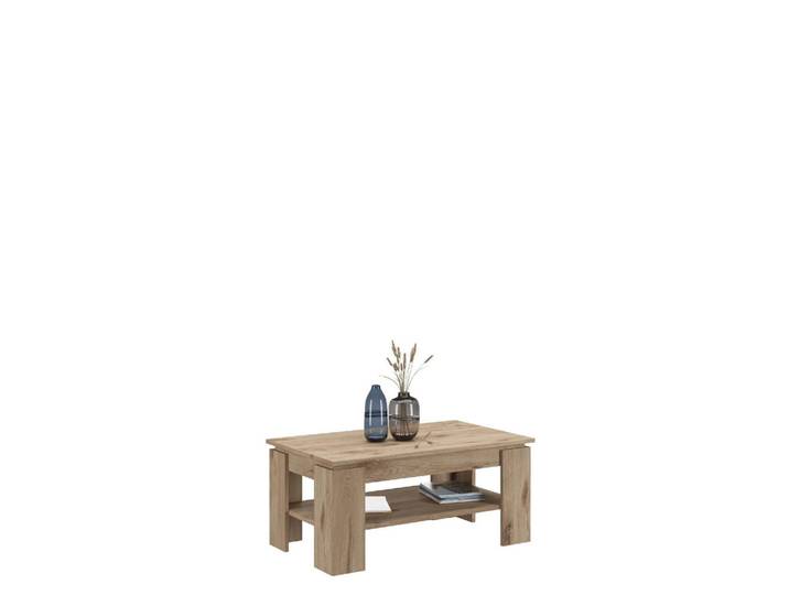 Xonox Couchtisch Titan 60/100/45 cm, Eiche Wotan, 100x45x60 cm, Wohnzimmer, Wohnzimmertische, Couchtische