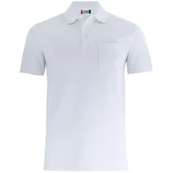 CLIQUE Basic Pocket Poloshirt 00 - weiß 4XL