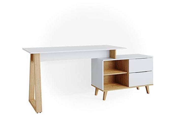 Vicco Schreibtisch Nautica, Weiß, 138 x 60 cm
