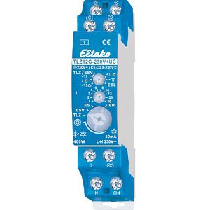 Eltako Treppenlichtzeitschalter TLZ12G-230+UC, elektronisch, 230V, Hutschiene