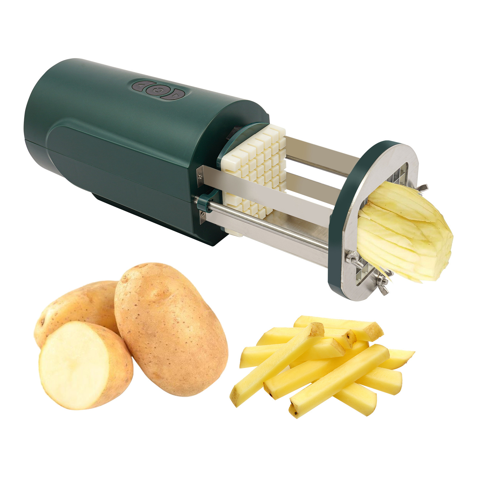 Easybuy Elektrische aardappelsnijder en groentesnijder met 2 mesgroottes