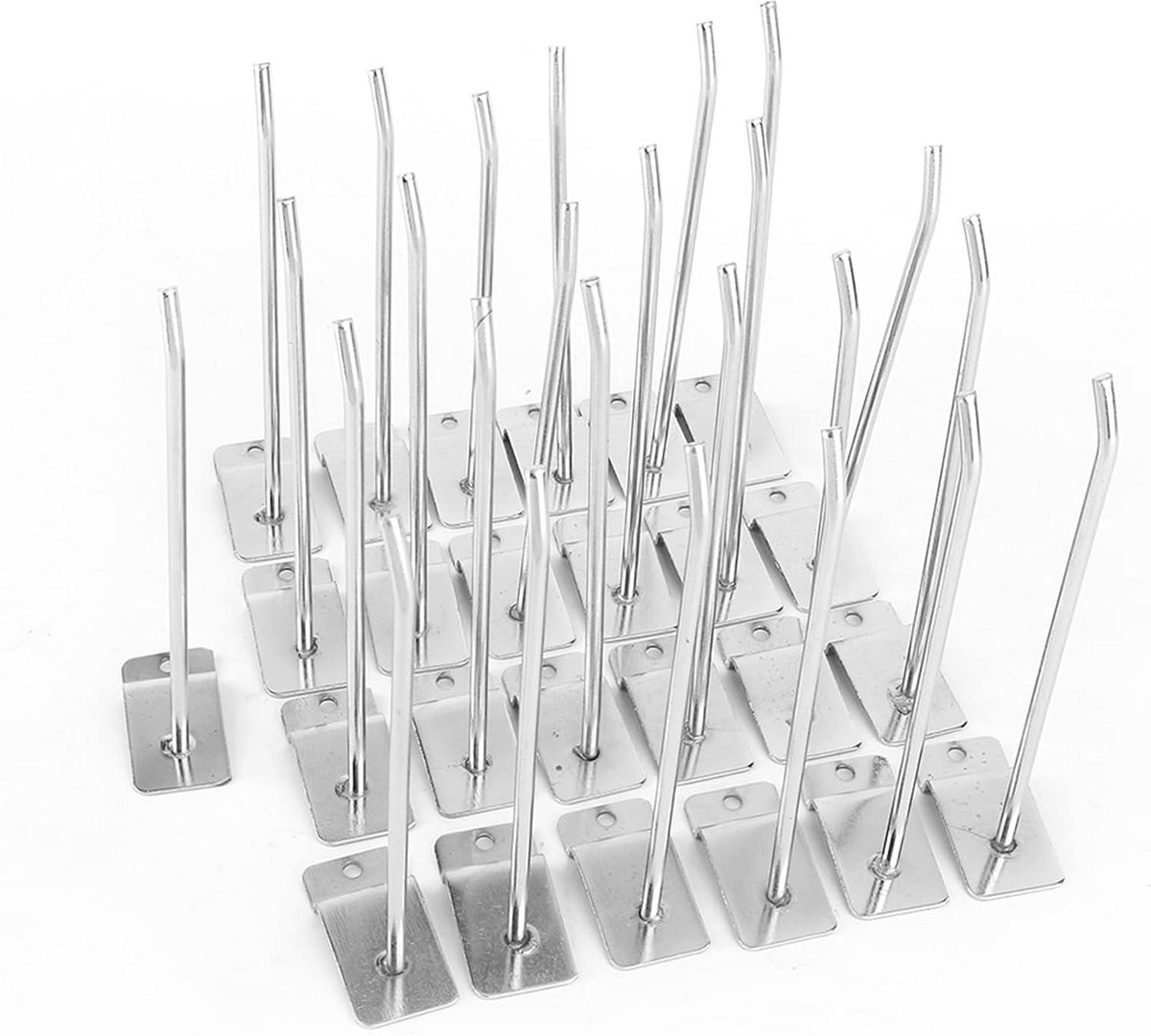 25 stuks Wandpaneel Haken 15 cm - Sterke Slatwall Haken voor Display