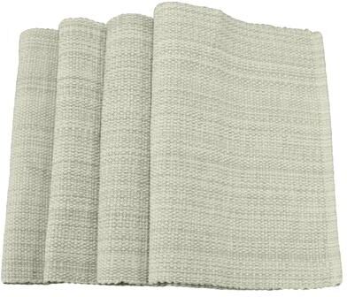 Fabstyles Casual Classic Set of 4 Thick Cotton Heavyweight Placemats
