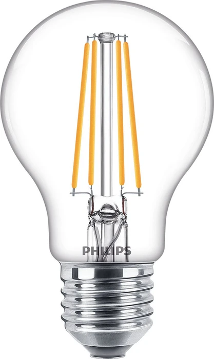 Philips Classic A60, E27, 60 W, Kaltweiß, 6 Stück., 6 Stk