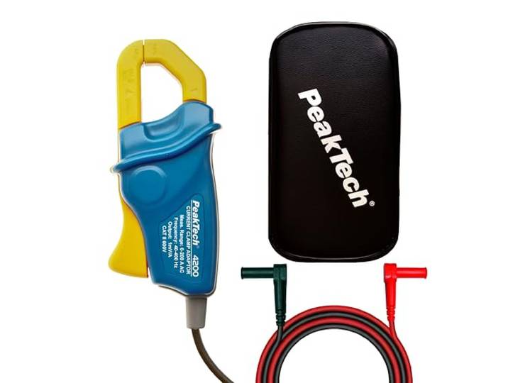 PeakTech Stroomtangadapter 200 A AC voor digitale multimeter, 1 stuk, P 4200