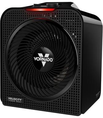 Vornado Velocity 4 Whole Room Space Heater for Home, Black