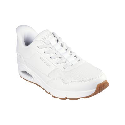 Wanderschuh SKECHERS "Slip-ins", Kinder, Gr. 47,5, weiß, Obermaterial: 100% Textilmaterial TEXMAT., Schuhe Wanderschuh