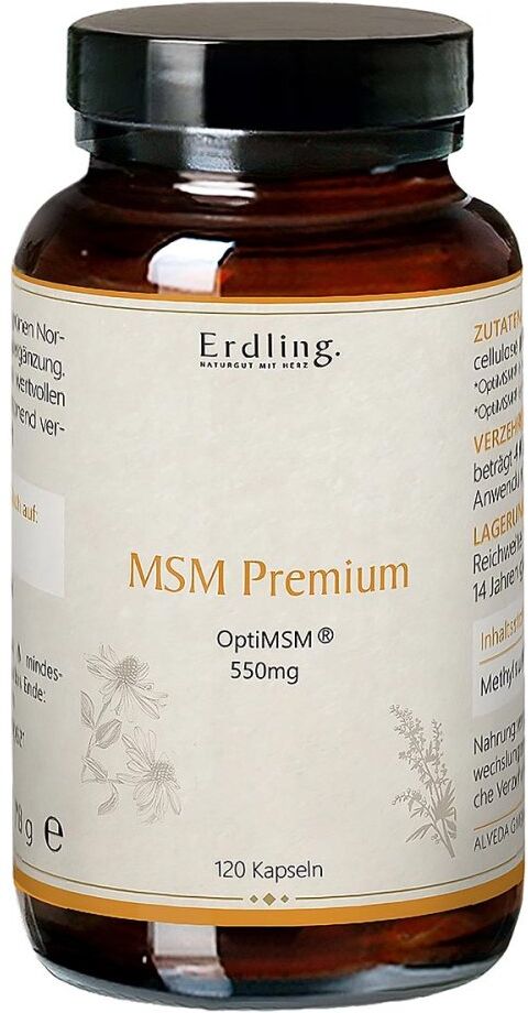 Erdling MSM Premium OptiMSM organischer Schwefel Kapseln