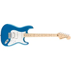 Fender Affinity Series Stratocaster HSS Pack (E-Gitarren Set, Decke: Pappel, Griffbrett: Ahorn, Hals: Ahorn), Gitarre, Blau