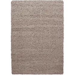 HOCHFLORTEPPICH RHEIN, einfarbig, aus Polypropylen, Beige, 80 x 150 cm