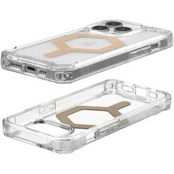 UAG Plyo Magsafe Case (Apple iPhone 15 Pro), Smartphone Hülle, Gold, Transparent