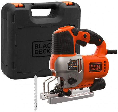 BLACK &amp; DECKER Black &amp;amp; Decker BES610K-Q Scie sauteuse filaire (650W), coffret