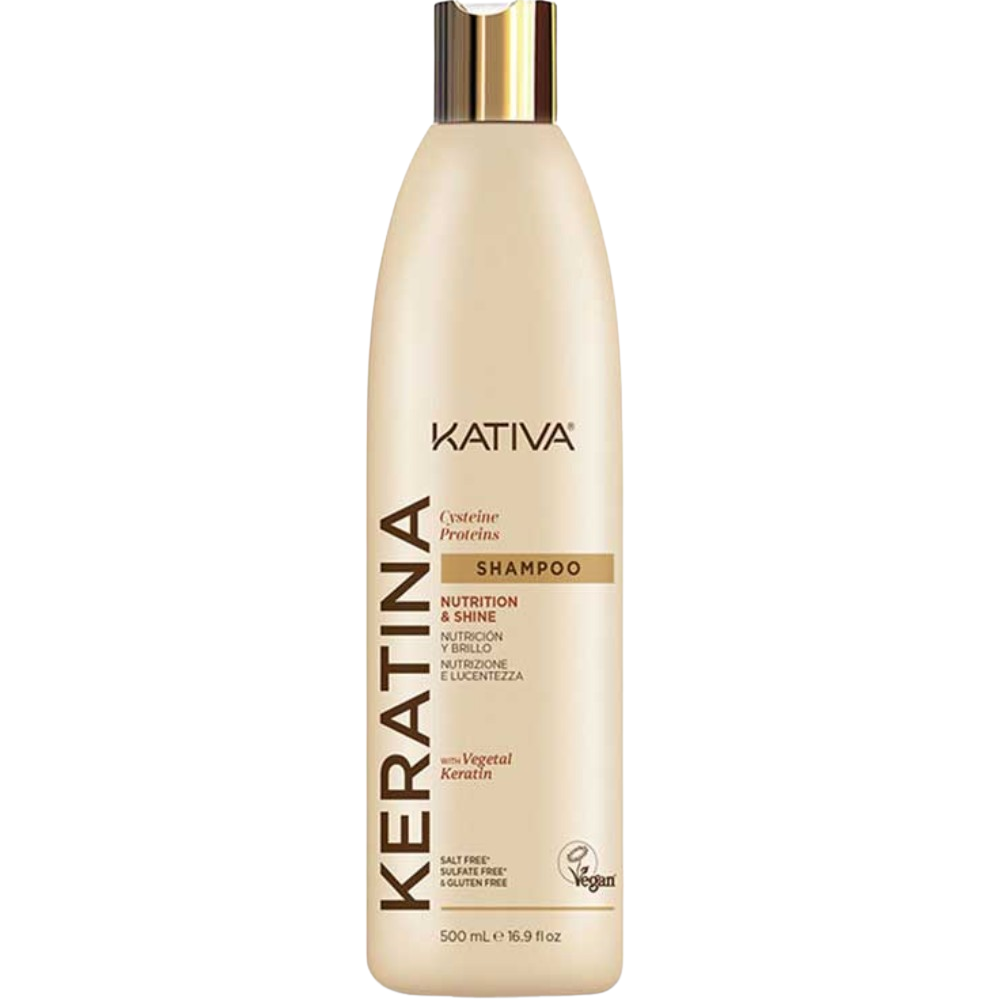 Kativa Keratina Shampoo Nutrition, Softness and Shine 550mL