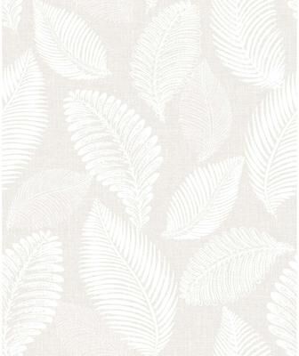 Seabrook Designs Tossed Leaves Nonwoven Unpasted Wallpaper