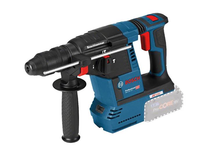 Akku-Bohrhammer BOSCH PROFESSIONAL GBH 18V-26 F Solo , blau, H:228mm, Bohrmaschinen, Akku-Bohrhammer