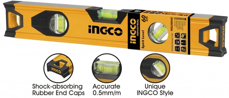 ingco Livella in Alluminio Misure 40/60cm