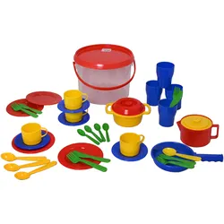 Plasto Kitchen toys in bucket