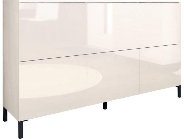 borchardt Möbel Kommode Haama, Sideboard mit Metallfüßen, Push-to-open-Technik, Breite 139 cm, Breite 139 cm