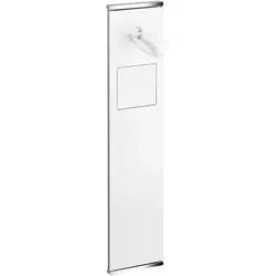KEUCO Plan Integral Modul WC 2 links 176x775x143 mm verchromt/weiß