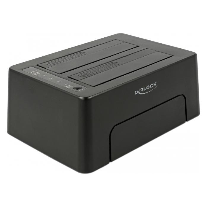 Delock Docking- und Klonstation Dual Sata HDD / SSD (63957)
