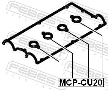 Febest Dichtring, Kerzenschacht Mcp-Cu20 Für Mitsubishi
