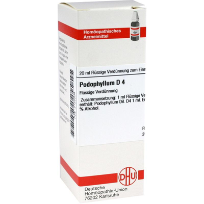 DHU-Arzneimittel GmbH & Co. KG PODOPHYLLUM D 4 Dilution 20 ml 02122204