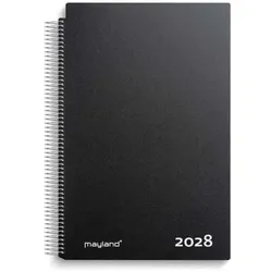 Mayla Pharma, Kalender, Aftalekalender A4 dag sort PP-plast 2028