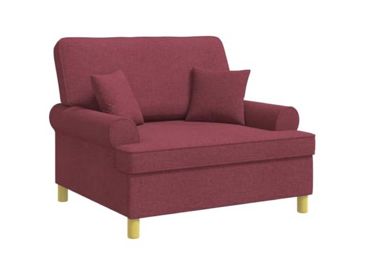 vidaXL XXL-Sessel mit Kissen Weinrot Stoff Genieße eine bequeme und großzügige Sitzfläche. Der Stoff aus 100 % Polyester bietet hohen Sitzkomfort