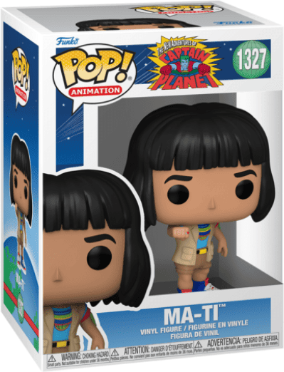 Funko Pop! Vinyl - Captain Planet - Ma-Ti Collectible Figure, 9.9 cm, Environmental Conservation Toy