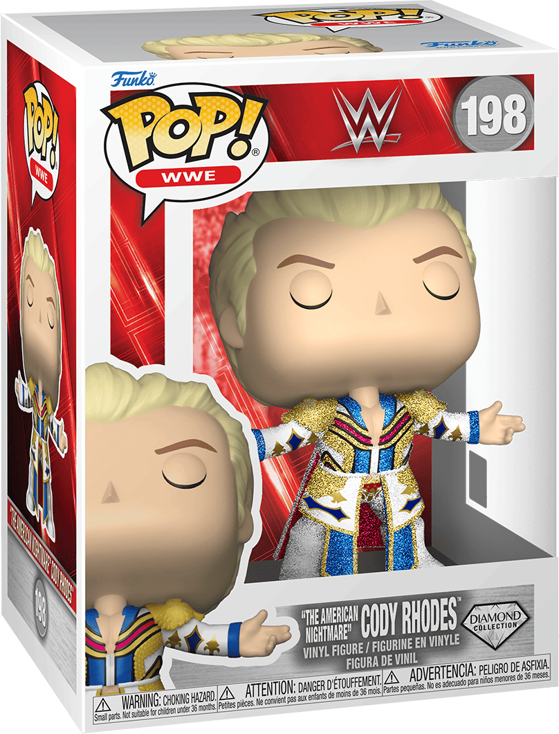 Funko Pop! WWE The American Nightmare Cody Rhodes Diamond Collection #198