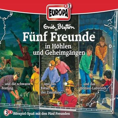3er-Box: Fünf Freunde in Höhlen und Geheimgängen - Gabriele Hartmann,Enid Blyton, Audio, 4064066666095