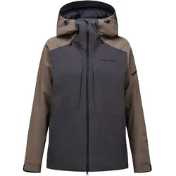 Peak Performance, Herren, Skijacke, Hipe 2L Insulated Shell Ski Jacket (XL), Braun, Grau