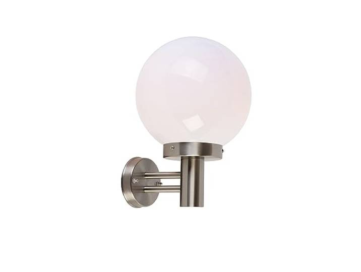 Qazqa sfera - Applique murale - 1 lumière - L 250 mm - Blanc - Moderne - éclairage extérieur