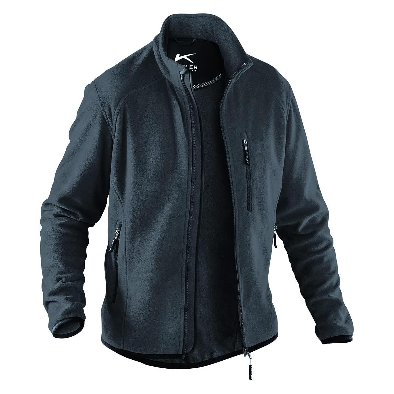 Kübler Workwear Fleece werkjas antraciet, antraciet, M (M) (1242 5369-97-M)