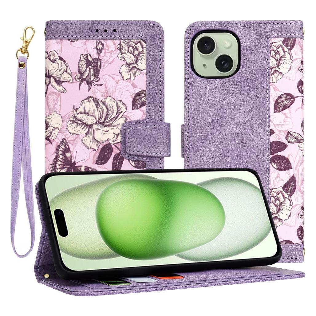 Techsuit - FlipCraft - iPhone 15 Plus - Mysterious Purple (Apple iPhone 15 Plus) (56355332)