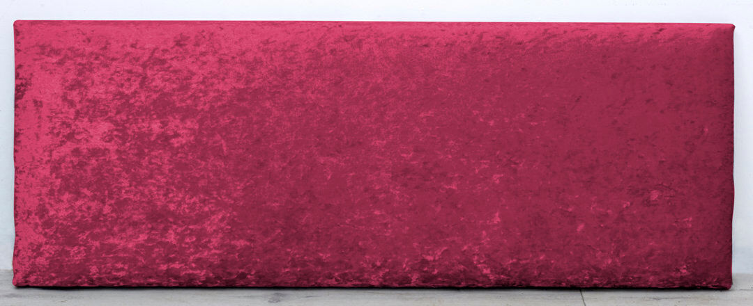 Rosdorf Park Duvall Upholstered Velvet Headboard Pink Kingsize (5')
